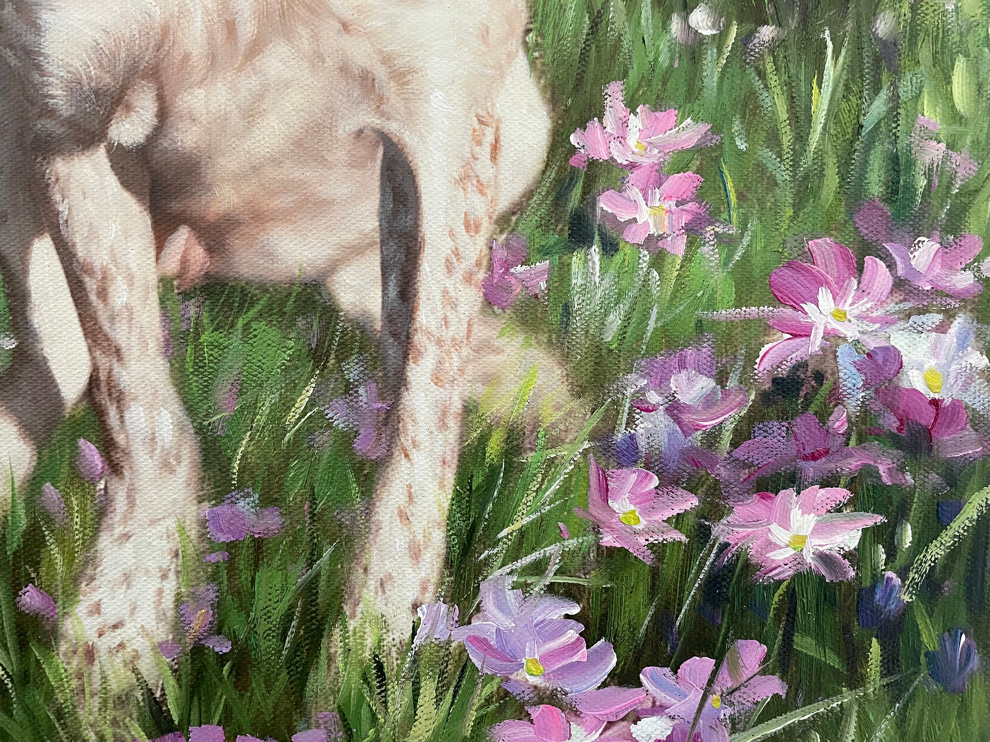 Custom Dog Portrait, Pet Portrait Painting on Canvas, Commission ...