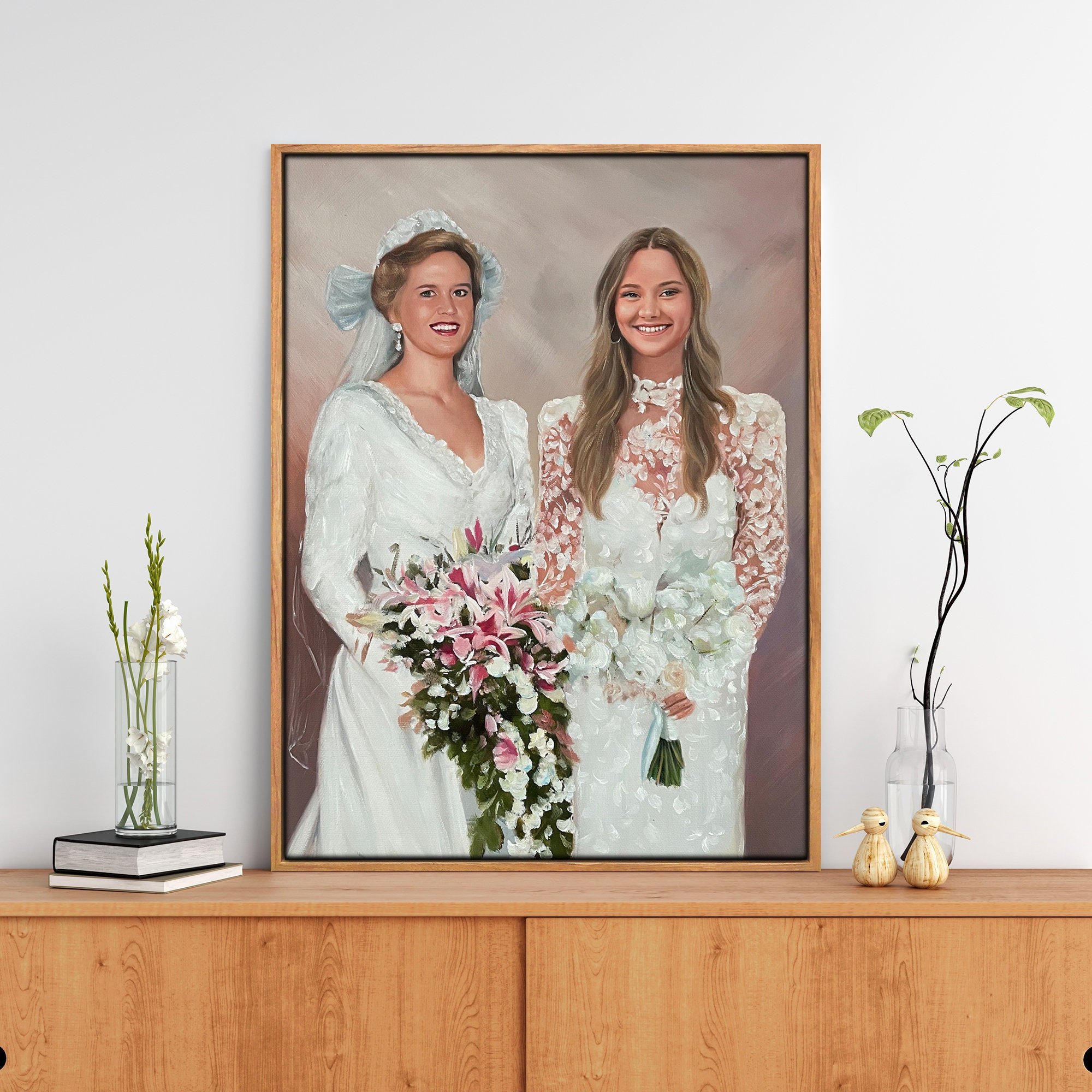Generational Wedding Portrait Painting