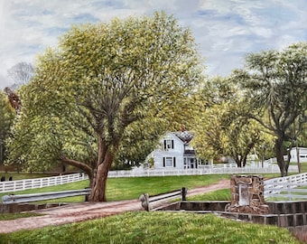 Custom Landscape Oil Painting, Landscape Painting from Photo, Oil Painting on Canvas, Landscape Art, Turn photo into Art,Gift for Loved Ones