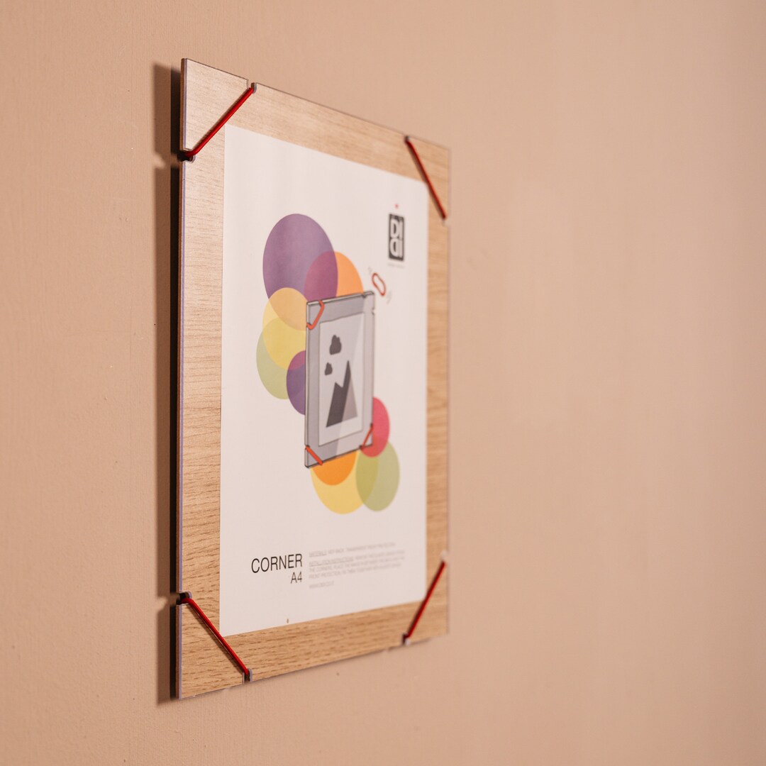 Polystyrene Transparentframes Corner Frame Whitened Oak Back With 3 Mm Coated & Pantographed 1.2mm ...