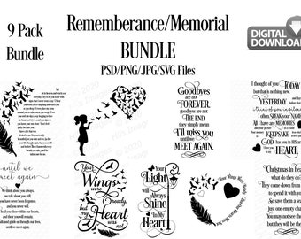 Download Memorial Svg Bundle You Ll Enjoy Etsy