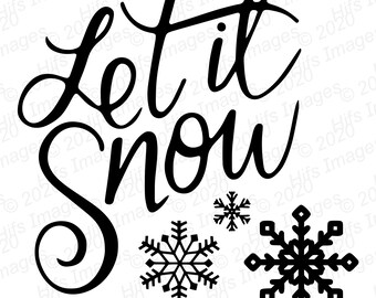 Download Let It Snow Svg Etsy