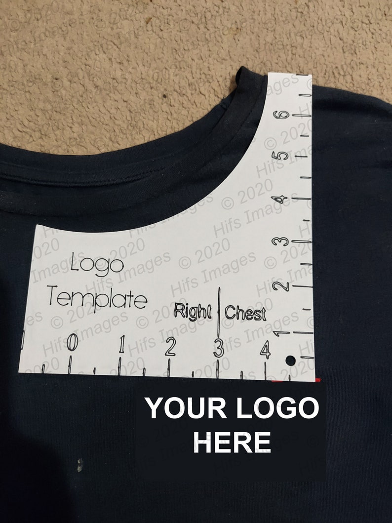 T Shirt Logo Placement Template