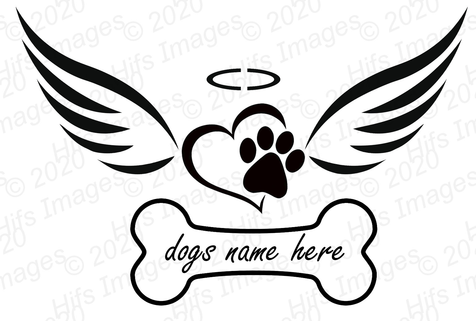 Pet Dog Memorial SVG Dog Losssvg Paw Print SVG Pet Etsy New Zealand