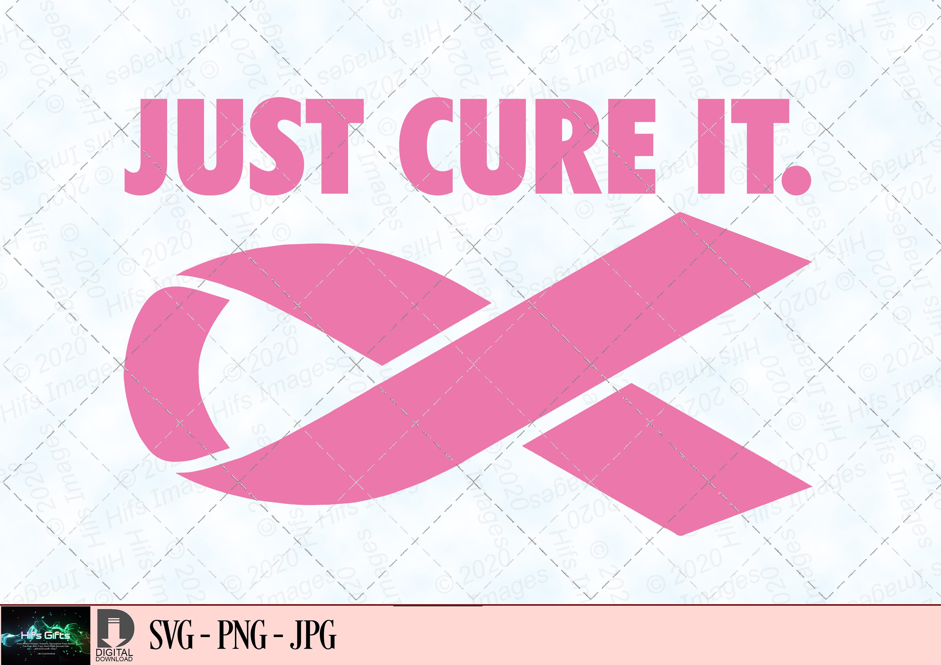 Breast Cancer Svg / Cure It/ Breast Cancer Awareness /
