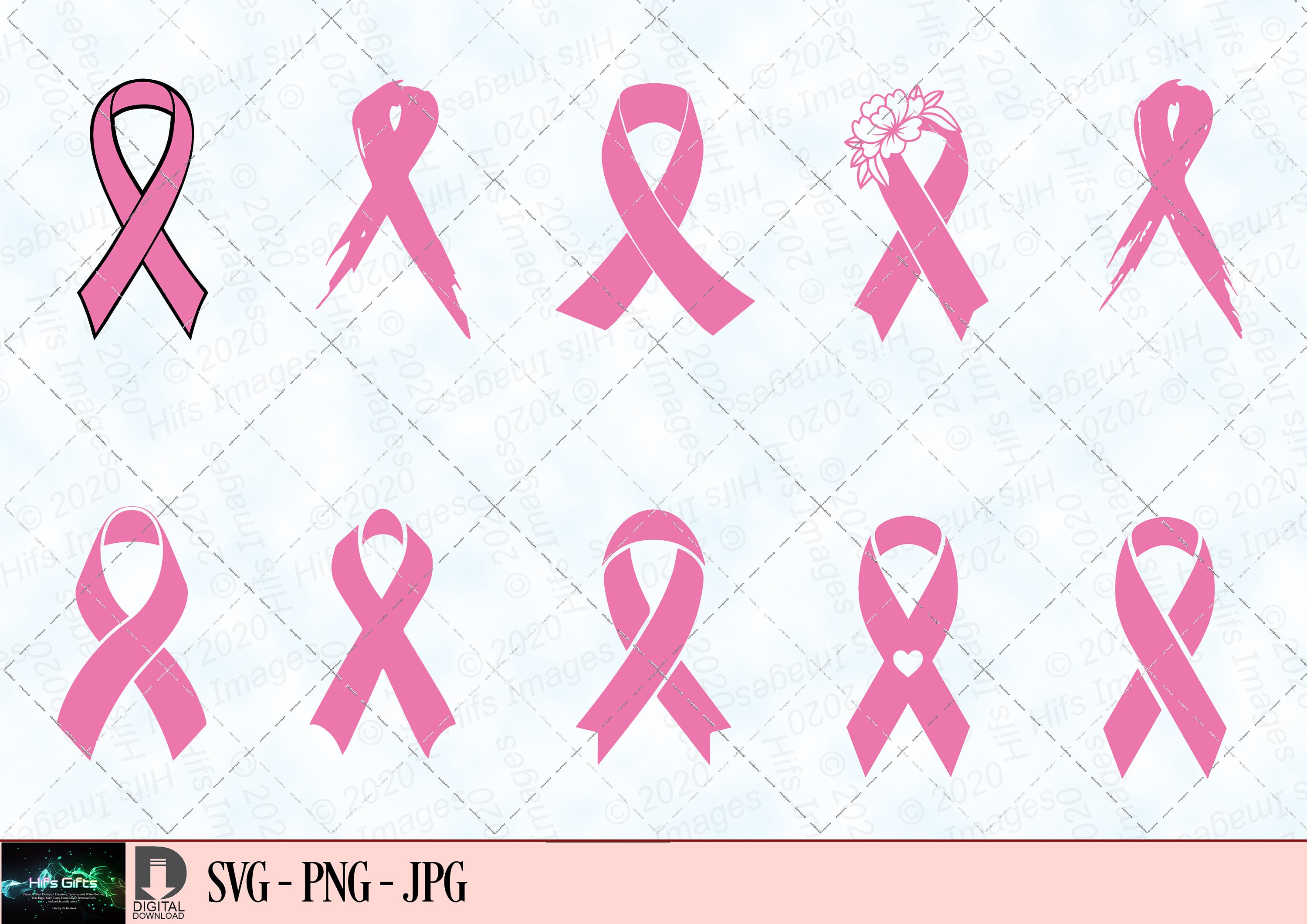 Breast Cancer Svg /ribbons/ Breast Cancer Awareness / pic