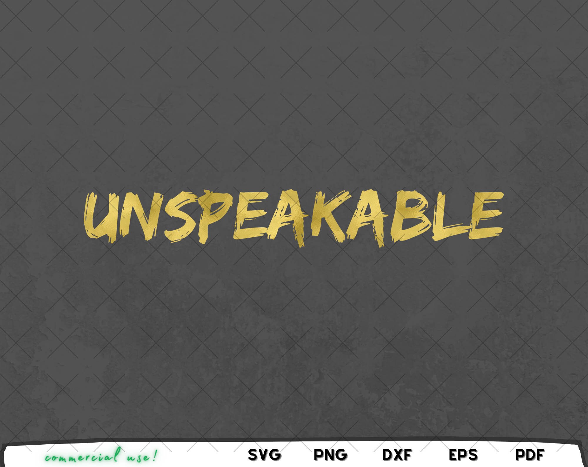 Download Unspeakable Downloadable Tshirt Svg Heat Transfer Vinyl Etsy