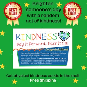 Kindness Cards * Pay It Forward * Pass It On * Random Acts of Kindness * RAK RAOK * Gratitude * Spread Kindness * Spread Kindness * Charity