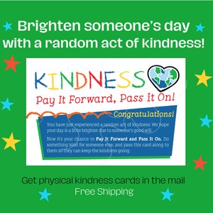 Kindness Cards * Pay It Forward * Pass It On * Random Acts of Kindness * RAK RAOK * Gratitude * Spread Kindness * Spread Kindness * Charity