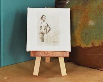 FemPro- Mini Canvas with Easel