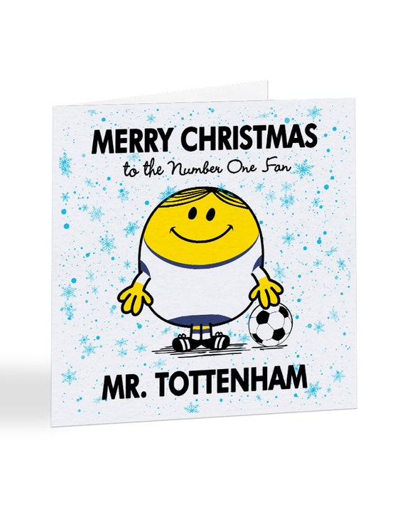Mr Tottenham Christmas Card Etsy