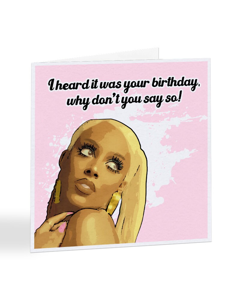 Heard It Was Your Birthday Card | Etsy