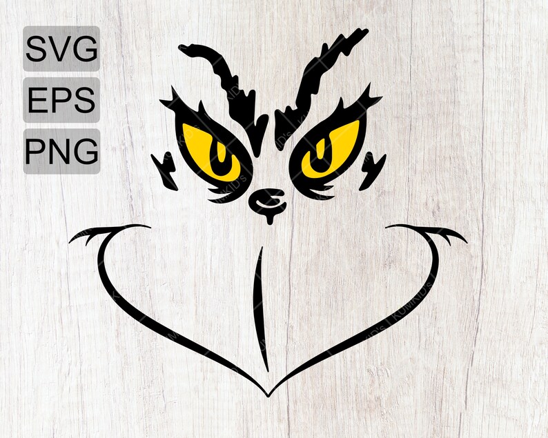 Download Grinch face heart svg christmas svg grinch svg file ...