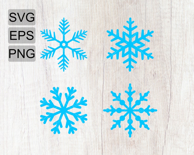 Download 4 Snowflake Bunle Svg 4 Snowflake Bundle Flake Winter svg ...