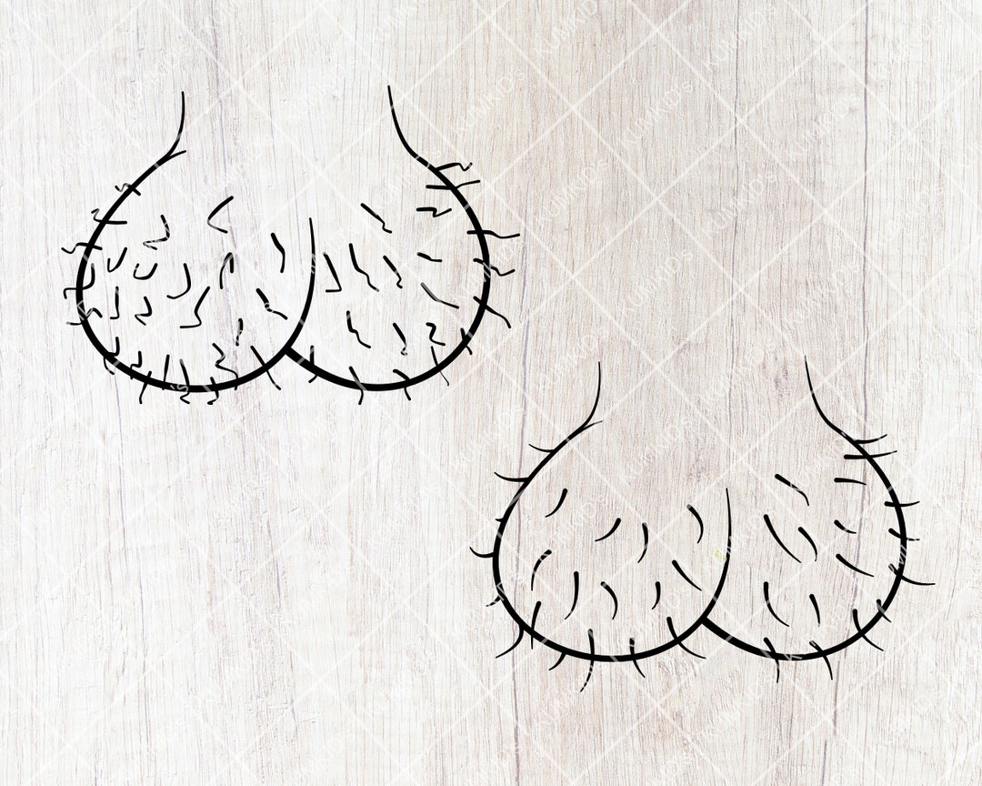 Hairy Balls SVG Hairy Balls Clip Art Scrotum Silhouettes Etsy UK