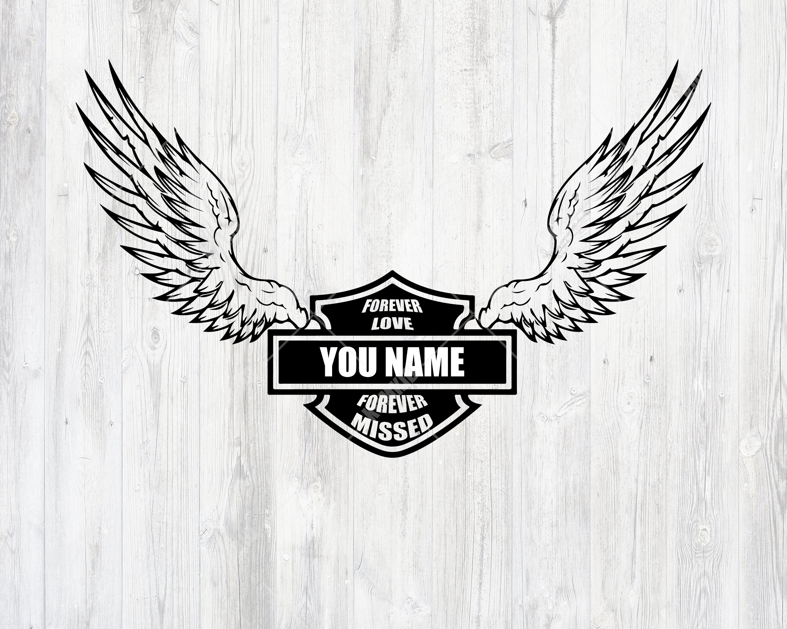 Harley logo sale svg