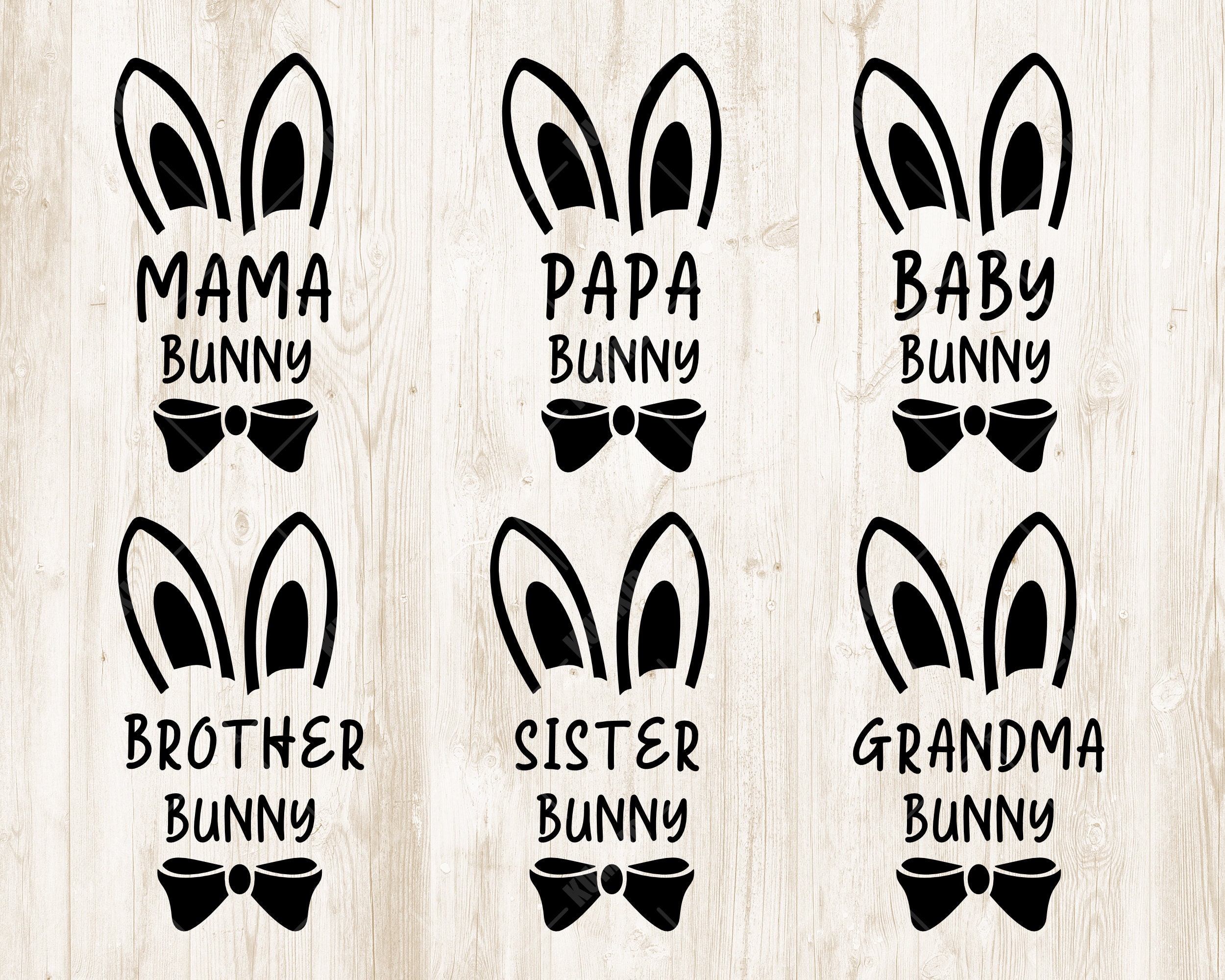 Family Bunny SVG Easter Family Bunny SVG Mama Bunny Svg - Etsy Singapore