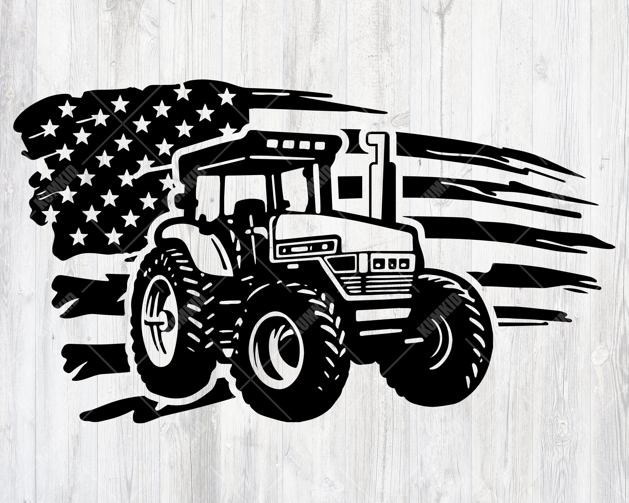 USA Farm Tractor Svg American Flag Patriotic USA Farm Tractor Etsy UK