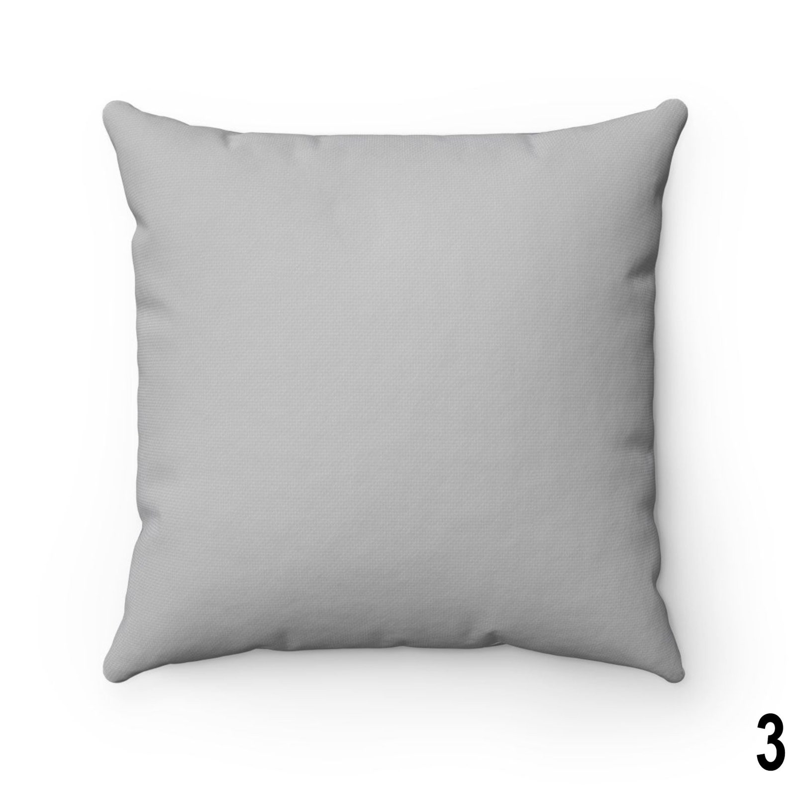 Solid Gray Throw Pillow Cover Indoor Outdoor Cushion Case Etsy