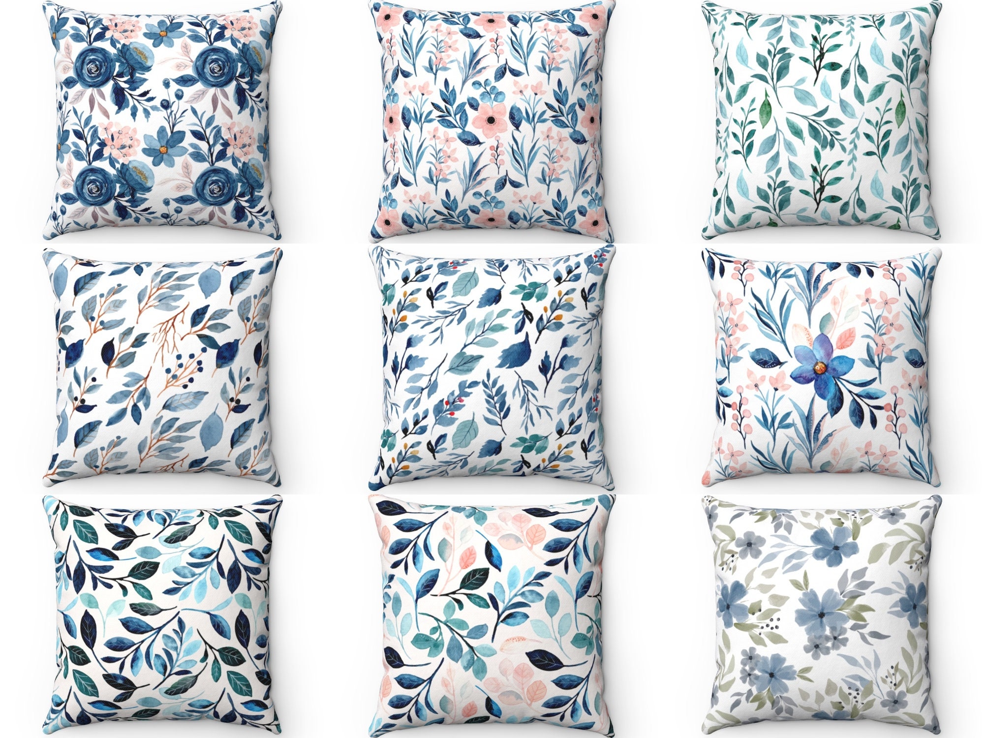  Made in USA Outdoor Patio Couch Quantity 1 Throw Pillows from  DiaNoche Designs by Olive Smith - Floral Doddle lV : Patio, Lawn & Garden