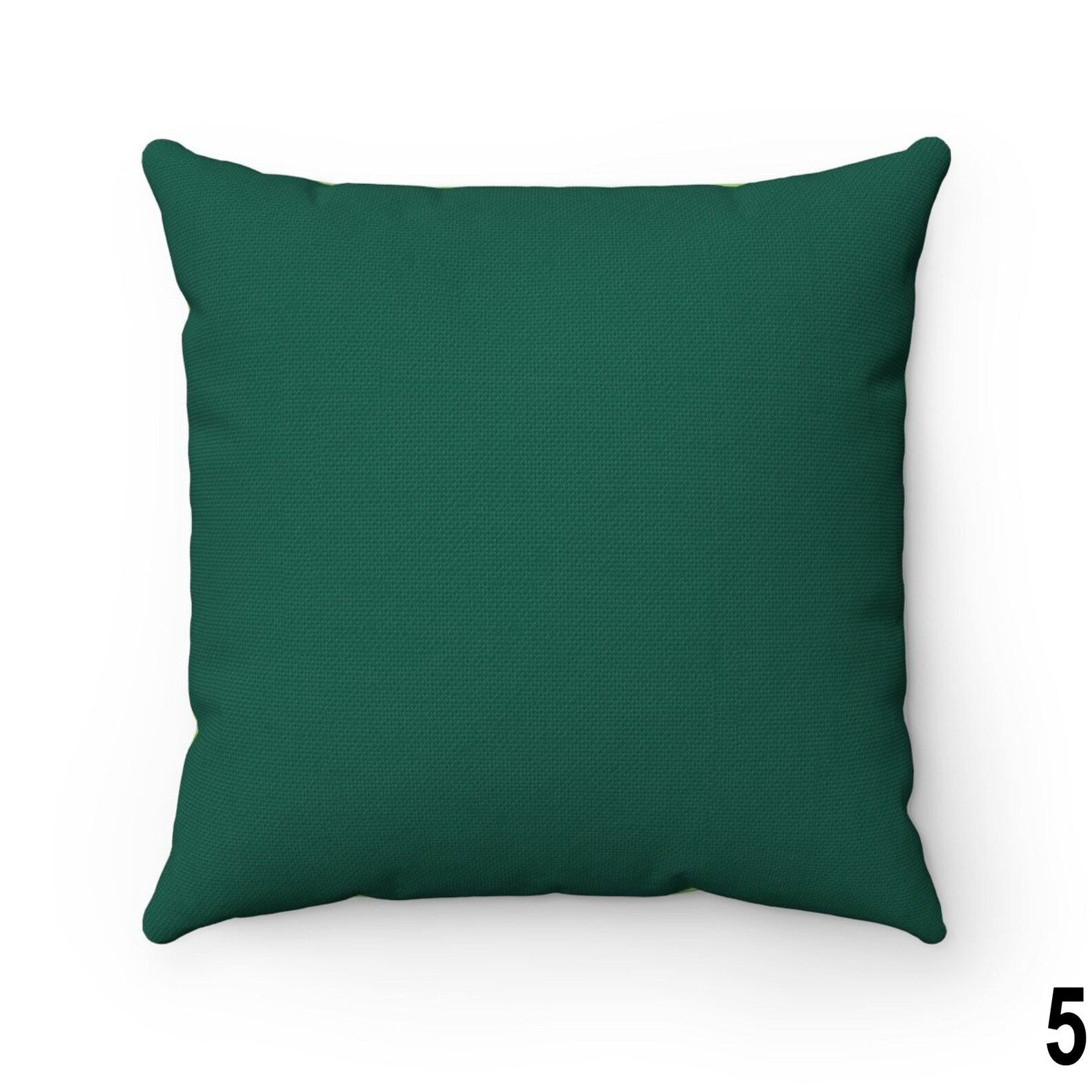 Solid Green Throw Pillow Cover Indoor Outdoor Cushion Case Etsy