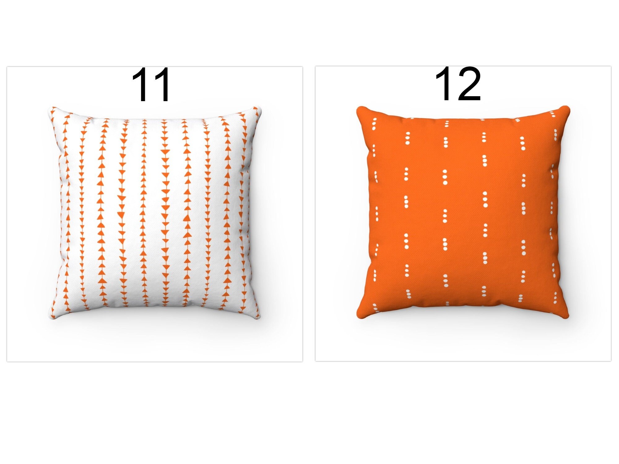 Outdoor Orange Fall Throw Pillow Cover Autumn Halloween Etsy Australia