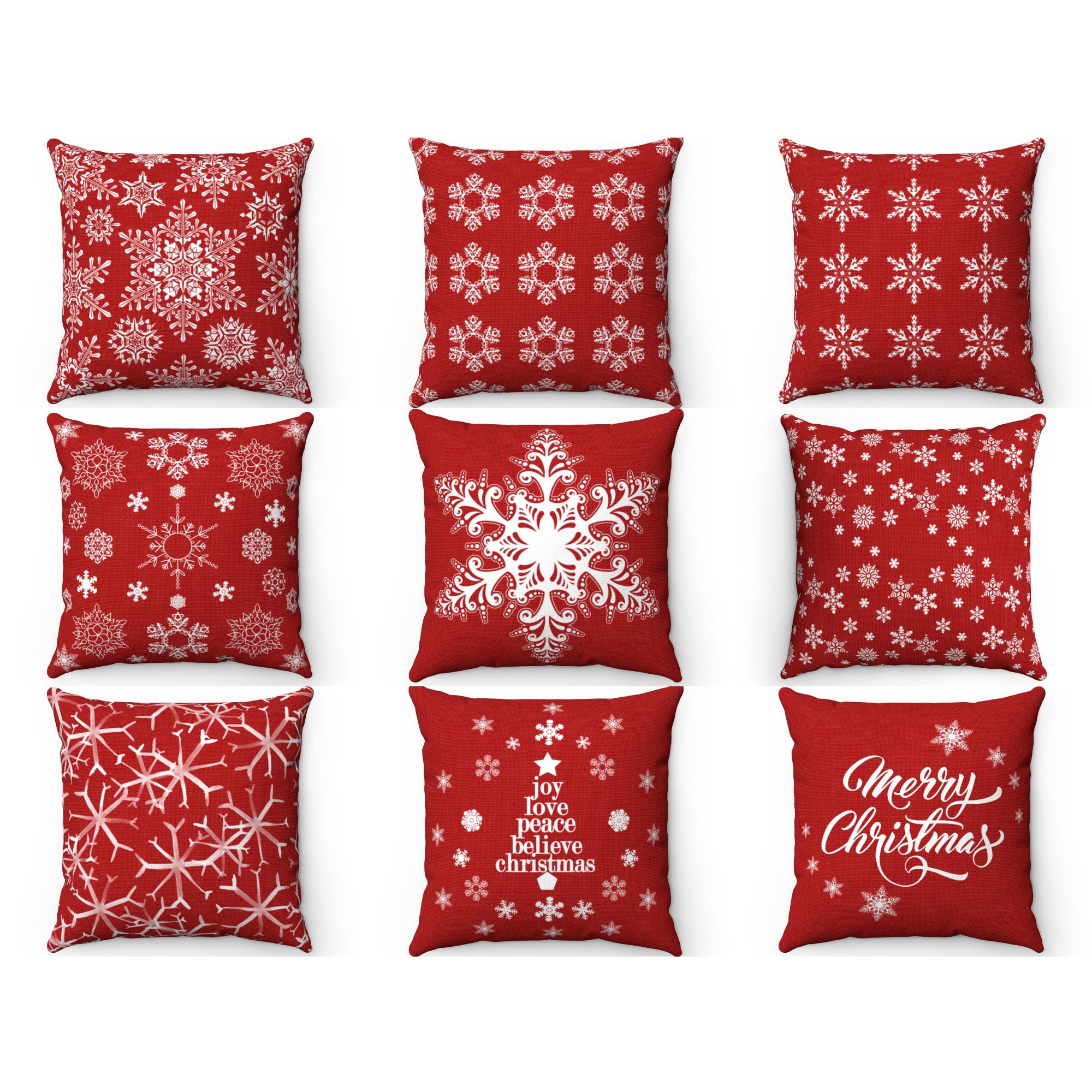 Large Outdoor Pillows 24x24 Christmas Covers 18x18in Christmas Decorations  Stripe Christmas Pillows Winter Holiday Throw Pillows Christmas Farmhouse  Decor For Couch Christmas Tree Pillowcases Cotton 