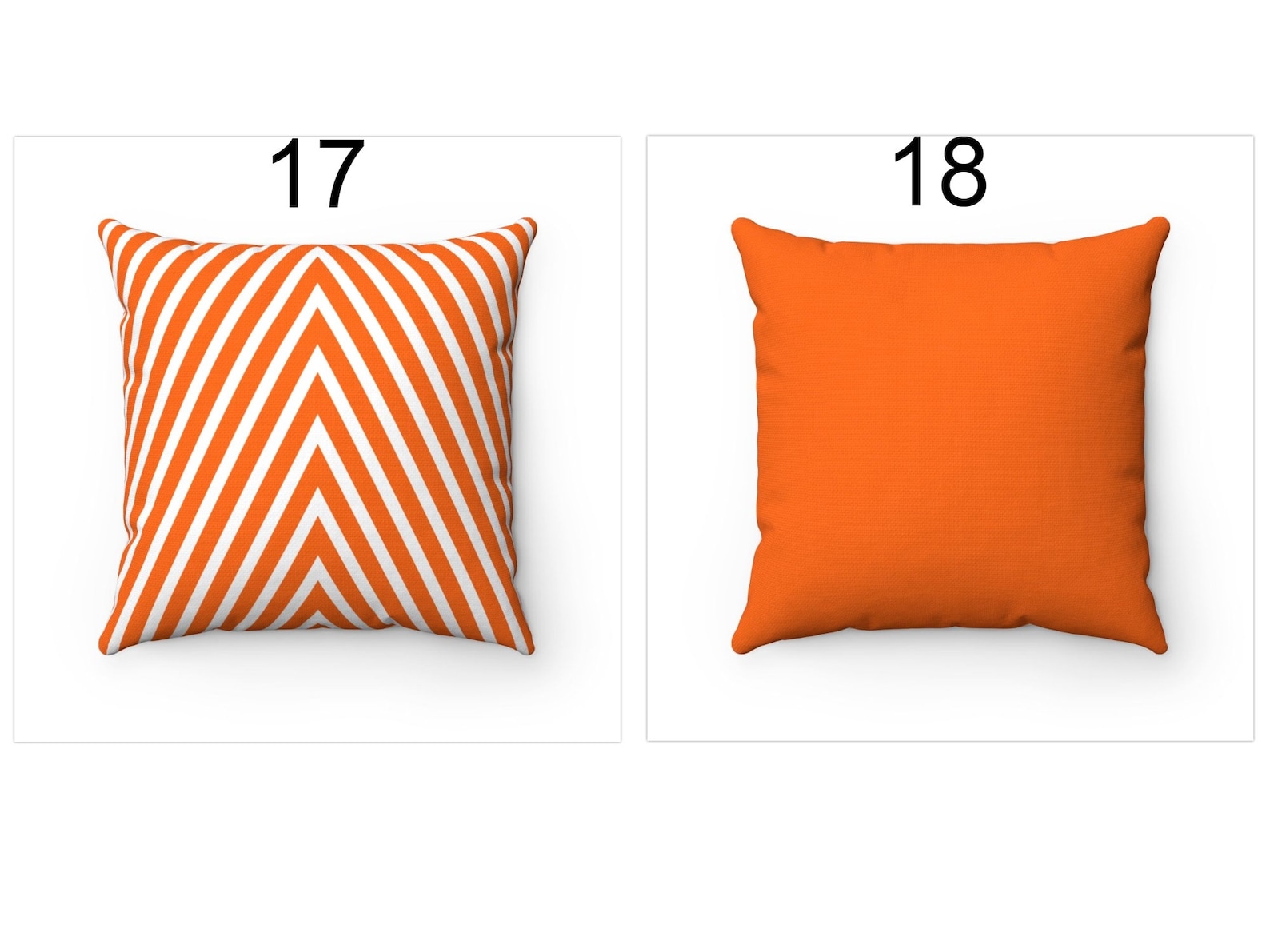 Outdoor Orange Fall Throw Pillow Cover Autumn Halloween Etsy