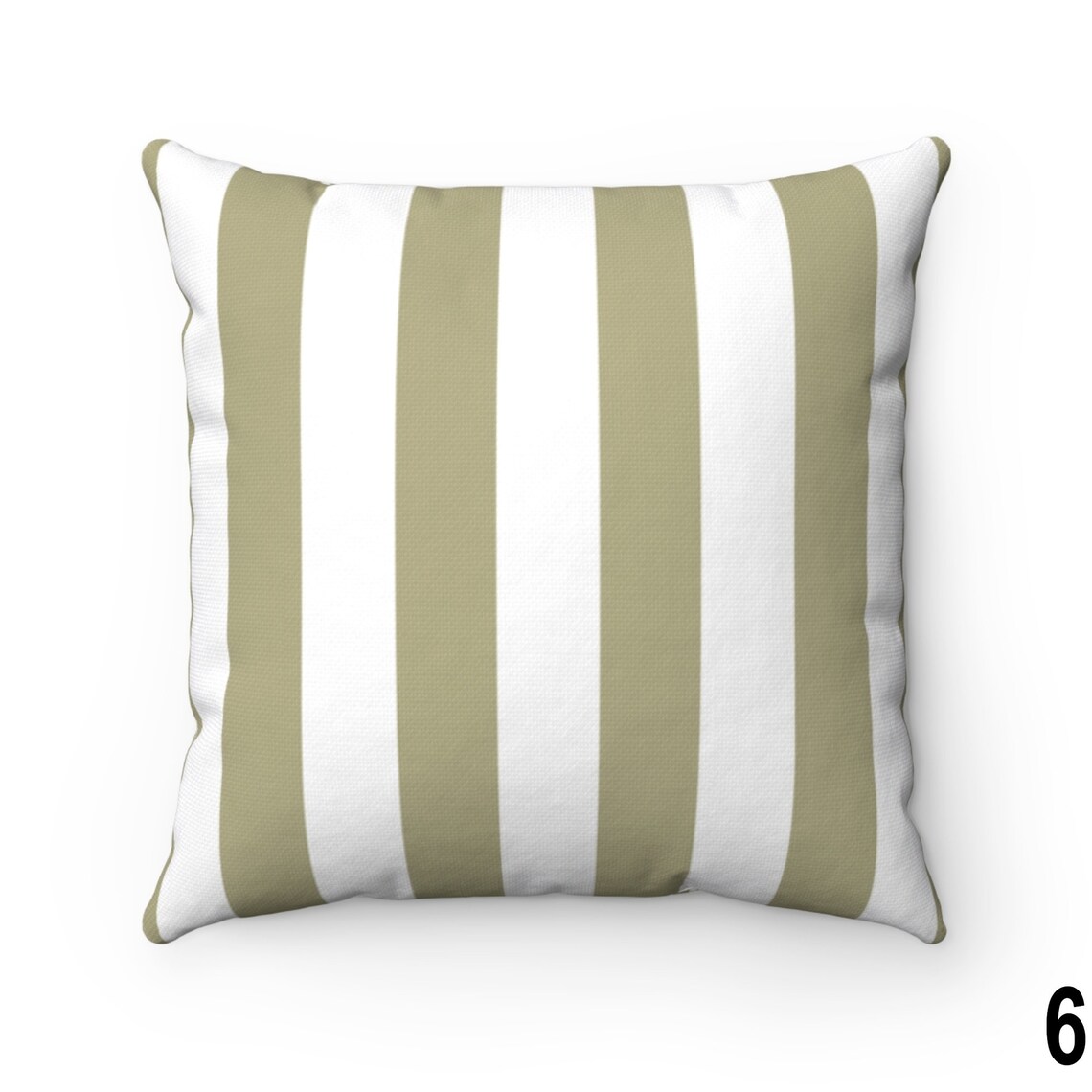 Sage Green Striped Throw Pillow Case Cover 16x16 18x18 20x20 Etsy