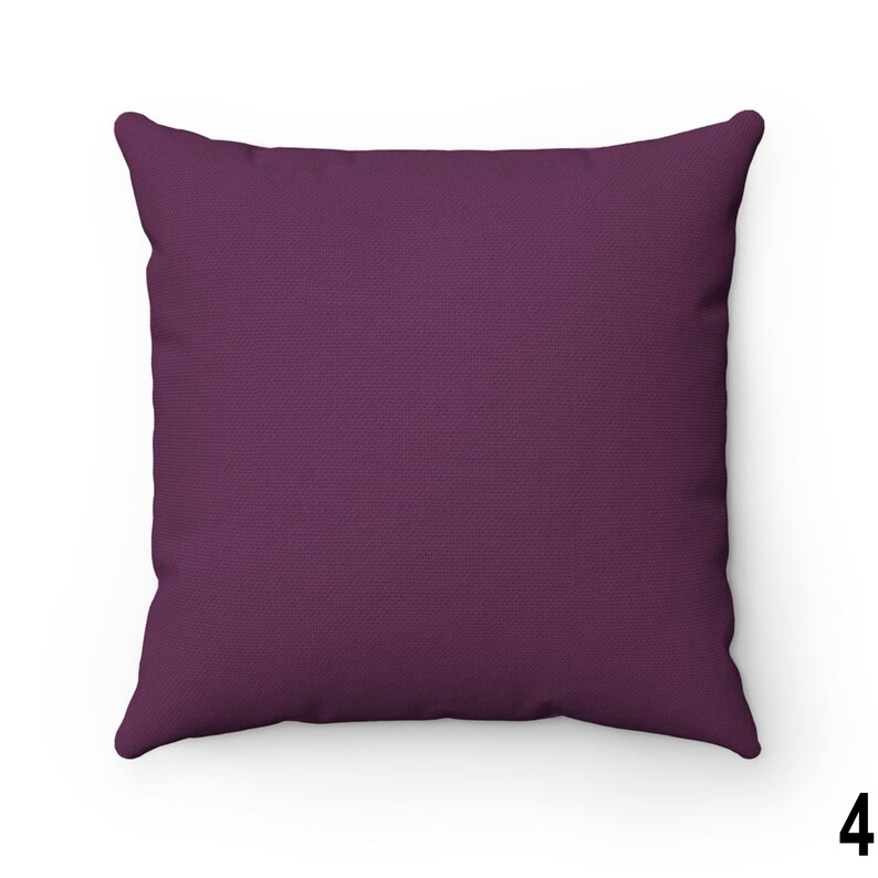 Solid Purple Throw Pillow Cover Lilac Indoor Outdoor Pillow Etsy