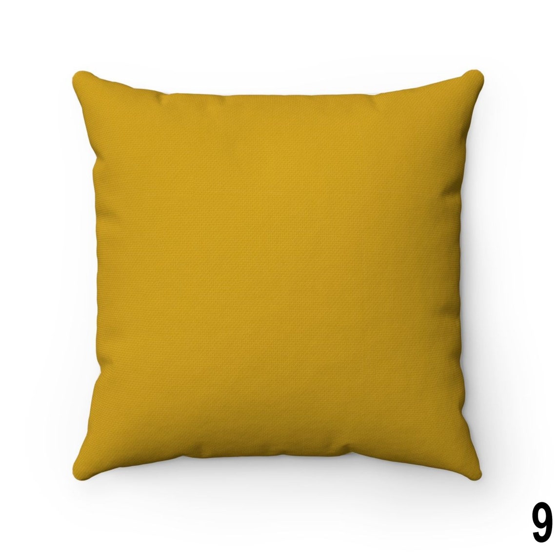 Solid Yellow Throw Pillow Cover Mustard Indoor Outdoor Etsy