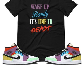 multicolor jordan 1 shirt