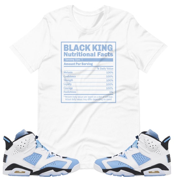 diffused blue jordan 6 shirt