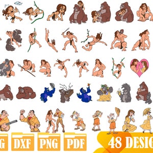 Easy to use 48 High quality designs (Layered SVG, DXF, PNG, pdf)