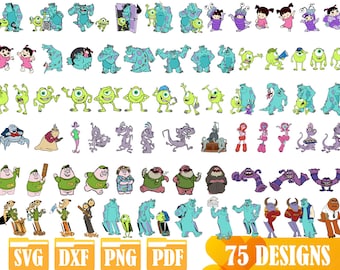 Easy to use 75 High quality designs (Layered SVG, DXF, PNG, pdf)