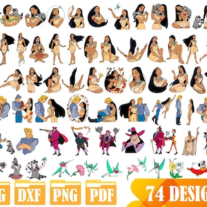 Easy to use 74 High quality designs (Layered SVG, DXF, PNG, pdf)