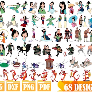 Easy to use 68 High quality designs (Layered SVG, DXF, PNG, pdf)