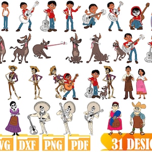 Easy to use 31 High quality designs (Layered SVG, DXF, PNG, pdf)