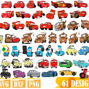 Easy to use 61 High quality designs (Layered SVG, DXF, PNG)