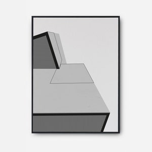 Black and white Building, Architecture lovers, Minimalism, Minimalist building, Printable wall art, Black and white home decor, Contemporary