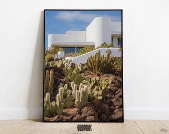 Downloadable Canarian Architecture Printable Art, Instant Digital Download Wall Decor