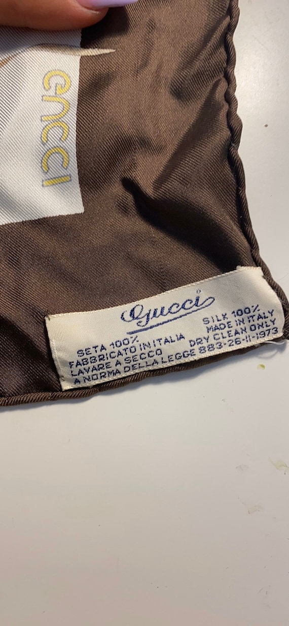 Rare Vintage Gucci Scarf - image 8