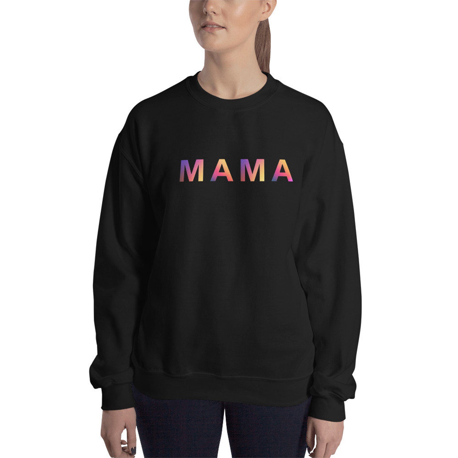 Mama Sweater Mom Sweatshirt Mom life Sweater Sweater for | Etsy