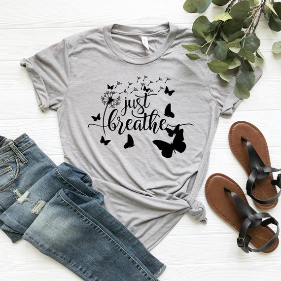 just breathe t shirt uk