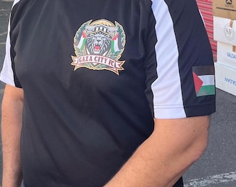 Gaza City FC Tribute Football Club Soccer Jersey Football shirt Palestine shirt. Support Palestine Football Team. Palestine Football shirt