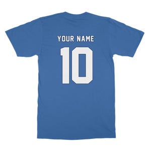 T-shirt classique américain pour adulte, produits dérivés de la Coupe du monde de football, kit de l'équipe de fans américains image 7