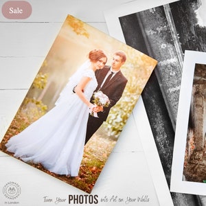 Leinwanddrucke von Ihren Fotos | Verwandeln Sie jedes Foto in eine Leinwand, Perfekte Familienbilder Wandkunst, Geschenk für Sie, Geschenk für Ihn, Leinwanddruck