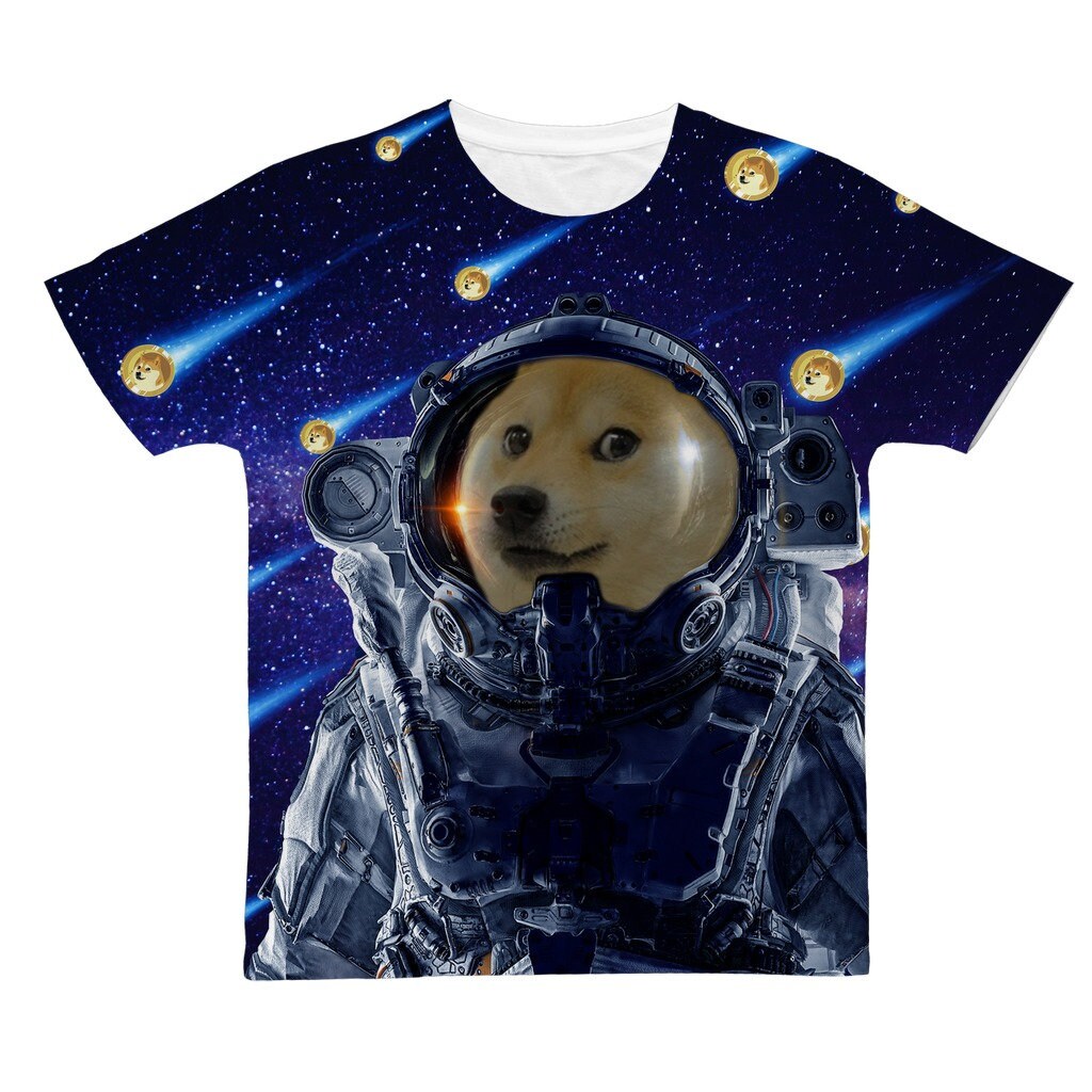 Dogecoin Shiba Hund lustige Geschenk Tier über gedruckt | Etsy