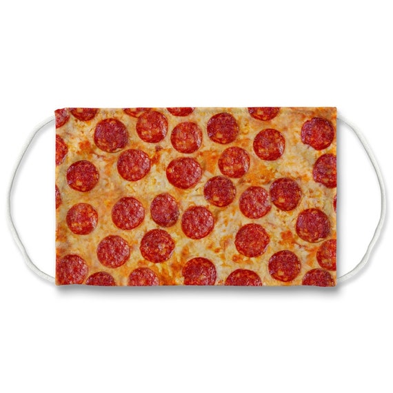 Pizza Face Mask Etsy