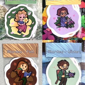 Stardew Valley Stickers - Bachelors & Bachelorettes - Vinyl Stickers - Cute Die-Cut Stickers